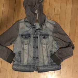 American eagle jean hoodie large